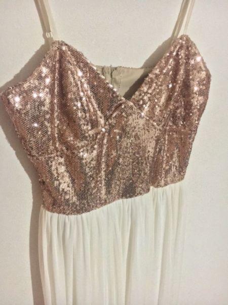 Beautiful gold embroidery dress for sale!