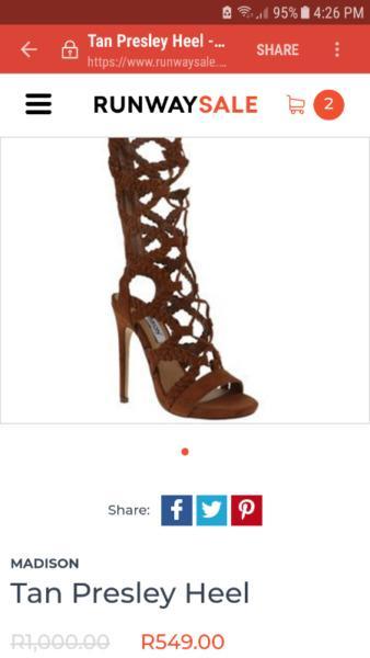Beautiful brand new madison heels
