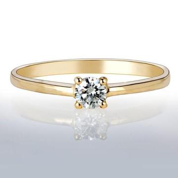 9CT YELLOW GOLD SOLITAIRE (L1720) NOW 50% OFF