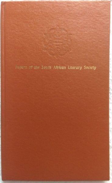 Papers of the South African Literary Society 1824 - Hardcover