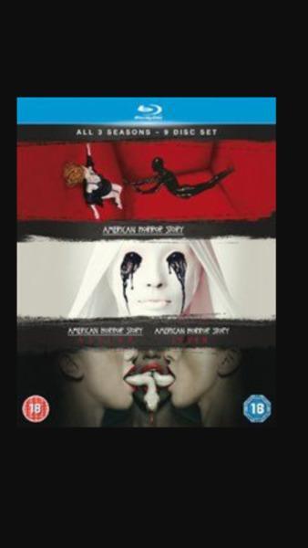 American Horror Story blu ray season's 1-3