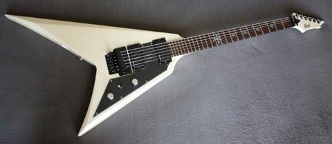 Cort VX-4V Flying V Electric Guitar - With Hardcase - Pearl White!