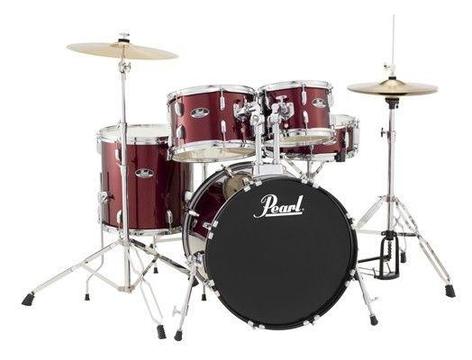 PEARL ROADSHOW 5 PIECE DRUM KIT WITH CYMBALS