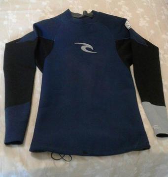 Wetsuit jacket Ripcurl E bomb pro long sleeve jacket size large 1.1