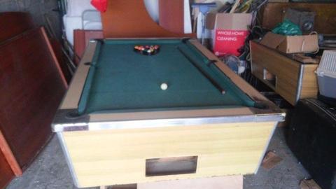 2nd Hand Coin Operated Pool Table
