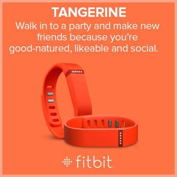 Fitbit Flex Wireless Activity + Sleep Wristband, Tangerine
