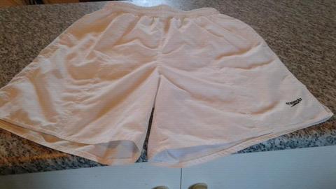 Speedo White Men's Swimming Shorts Brand New Never worn Perfect Condition Large