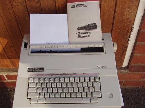 Electronic Typewriter - Smith Corona XL 1500