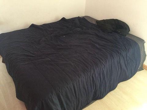 Double bed with mattress for sale