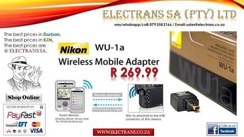 Nikon Wu-1a Wireless Adapter ~ Electrans SA*Special*Brand New*