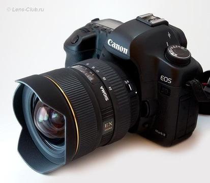 Full Frame Canon fit wide Sigma 12-24mm DG HSM lens