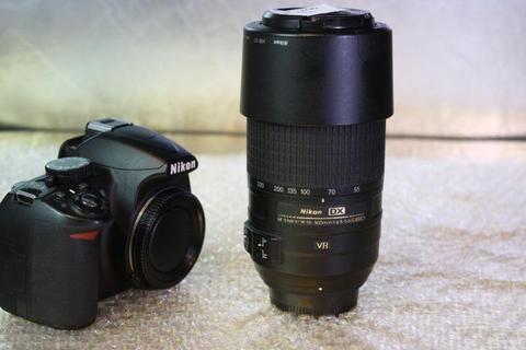 Nikon DX 55-300mm G ED VR lens