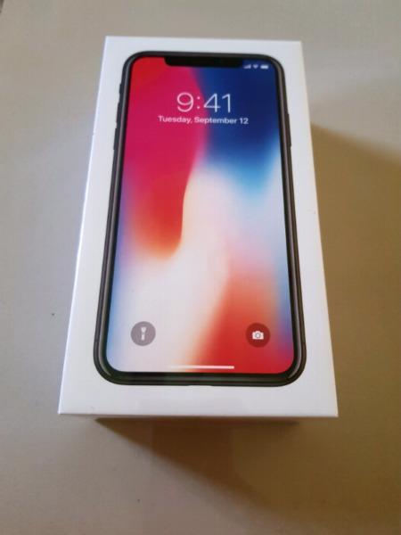 New Iphone X 64 Gb With Box ( Space Grey )