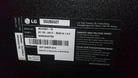 I am looking for mainboard for LG 55