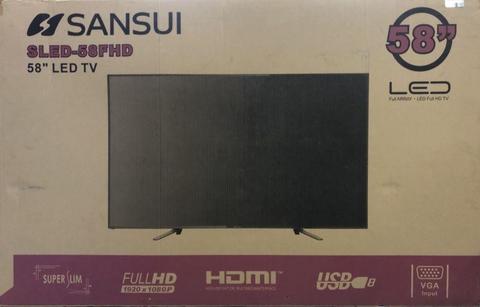 Dealers special:SANSUI 58” FULL HD LED BRAND NEW
