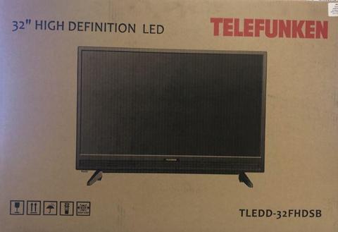 Dealers special:TELEFUNKEN 32” SOUNDBAR B/IN HD LED BRAND NEW
