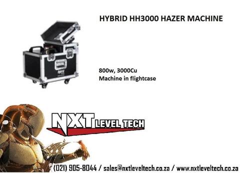 NEW HYBRID HH 3000, FT Min Hazer machine in flightcase