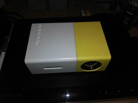 Projector with box