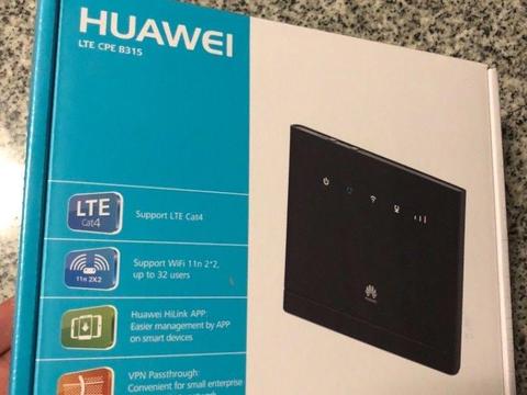 New Huawei B315 LTE router for sale