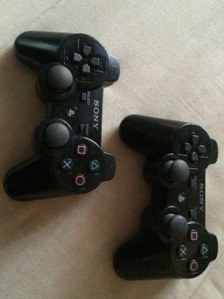 x2 PS3 Controllers