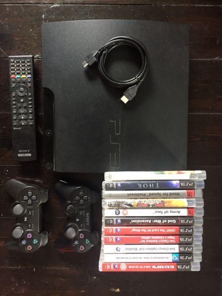 PlayStation 3 with 11 games