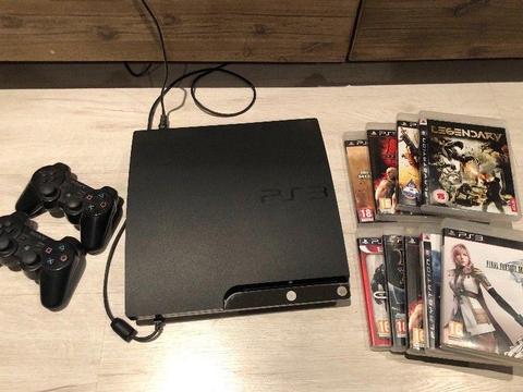 PS3 - 3 remotes . 8 games and all accessories . impeccable condition
