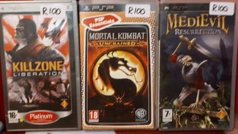 PSP games and movies
