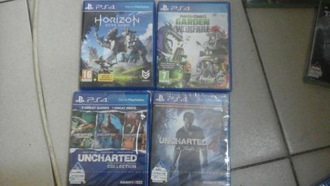 Ps4 games for 4 **R1399**