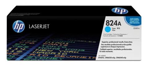 HP # 824A COLOR LASERJET CM6040/CP6015 MFP CYAN PRINT CARTRIDGE