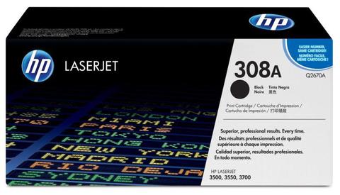 HP # 308A CLJ 3500/3700 BLACK PRINT CARTRIDGE