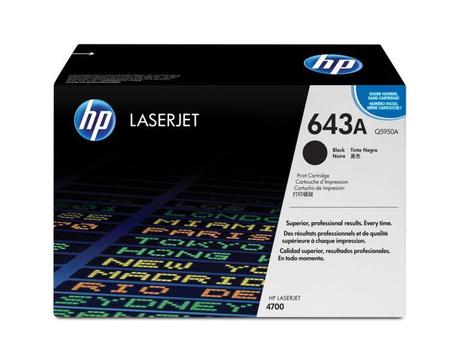 HP # 643A COLOR LASERJET 4700 BLACK PRINT CARTRIDGE