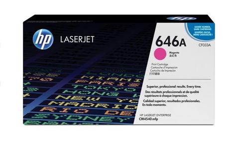 HP # 646A COLOUR LASERJET CM4540 MAGENTA PRINT CARTRIDGE