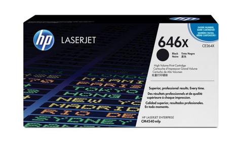 HP # 646X COLOR LASERJET ENTERPRISE CM4540 HIGH CAPACITY BLACK PRINT CARTRIDGE