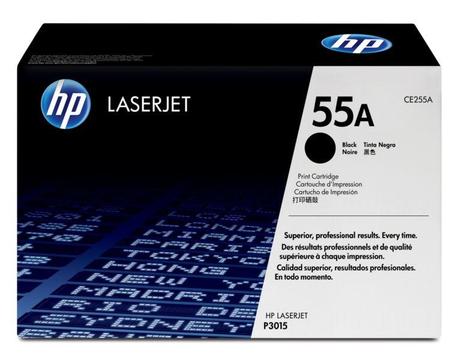 HP # 55A LASERJET P3015 BLACK PRINT CARTRIDGE