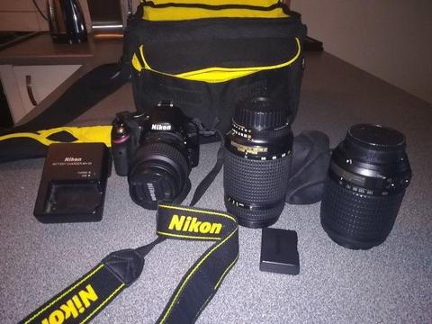 Nikon D3200 with Accessories