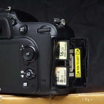 24MP Nikon d7100 dual SD card body for sale