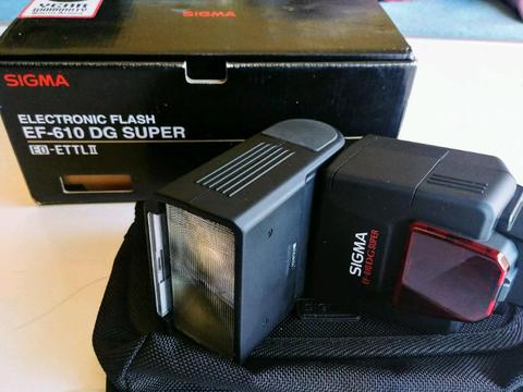 Sigma electronic flash for canon for sale