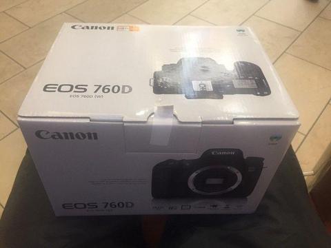Canon EOS 760D Body Brand New Sealed R6000