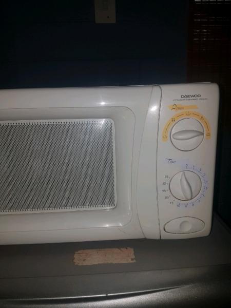 Faulty microwave, faulty TV, faulty washing machine