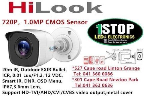 Hilook -THC-B110 3.6mm-4.00mm 720p 1.0 MP EXIR Bullet Camera