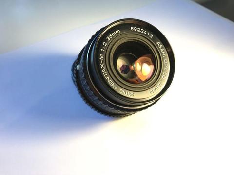 SMC Pentax 1:2 35 mm lens film camera