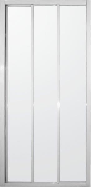 3 panel sliding glass shower door