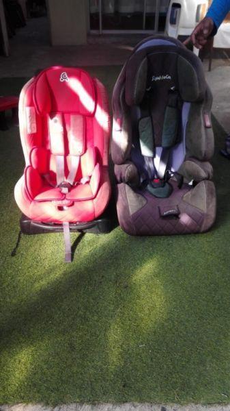 Car Seats still in good condition-sell because no need for it anymore