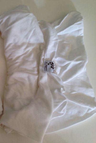 2x Organic Cotton Fitted Sheets for Chicco Next 2 Me Cot