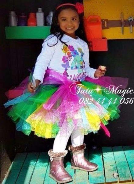 PRINTED T-SHIRT AND TUTU SKIRTS