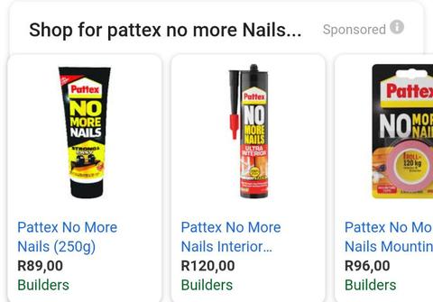 Pattex no more nails