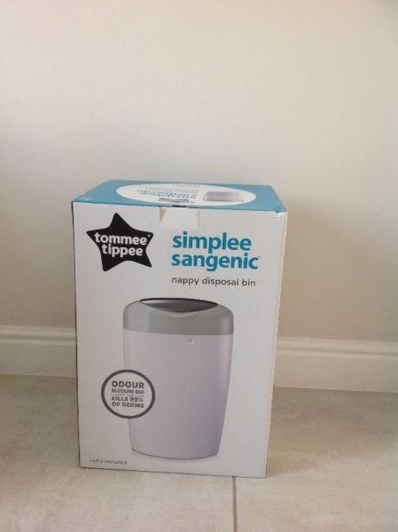 Tommee Tippee simplee sangenic nappy disposer