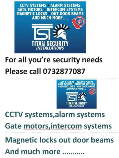 For all youre security needs please call 0732877087 Johan