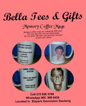 Photo memory coffee mugs
