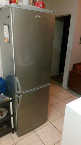 Defy frige and freezer silver matalic in great condition